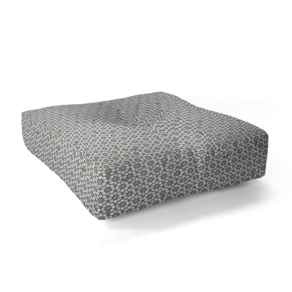 Society6 Holli Zollinger Marokki Neutral Square Floor Pillow