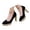 2Black, variant on Win s Way Women's Oktoberfest Rhinestone Ankle Strap Black Heels Platform Closed Toe Shoes