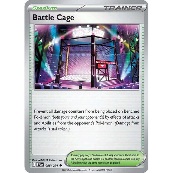 Pokemon Phantasmal Flames Uncommon Battle Cage #85