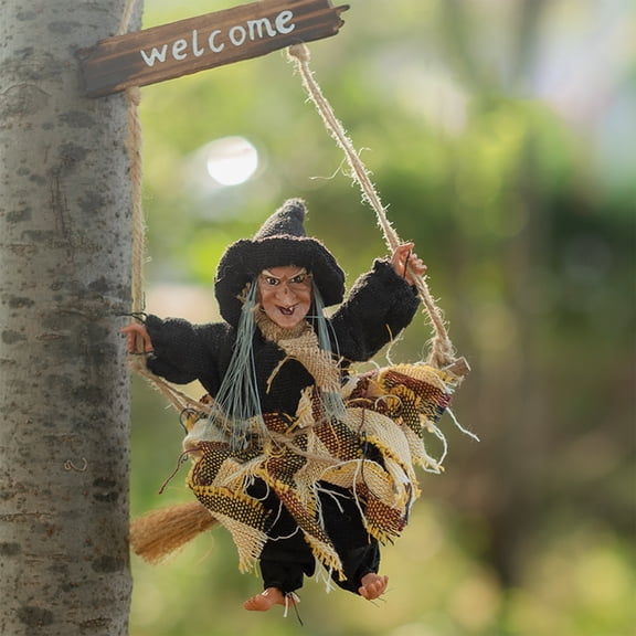 Witch Pendant Hanging Decoration, 10*6*2 inch
