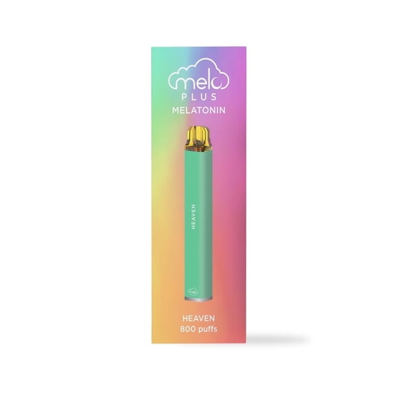 MELO Plus Melatonin Diffuser - Heaven (Melon Banana Flavor) - 800 puffs | 0% Nicotine, Vegan, Sugar-Free, Gluten-Free Aromatherapy