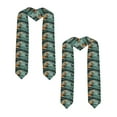 thumbnail image 2 of Fuzoiu Paper Fox Crow Fantasy Print Graduation Sash,Graduation Stole,Unisex Adult Graduation Stole Shawl 91" Long,for Academic Commencements Shawl-Sharp Corner, 2 of 7