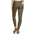 thumbnail image 3 of Women's Cotton Blend Full Length Jeggings Stretchy Skinny Pants Jeans Leggings, 3 of 3