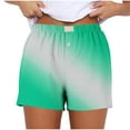 thumbnail image 2 of LEBONYARD Womens Summer Shorts,Women's Shorts with a Stylish and Modern Twist,Casual Spring and Summer Comfortable Elastic Waist Women Bottom New Fashion Print Short Pants Green S, 2 of 5
