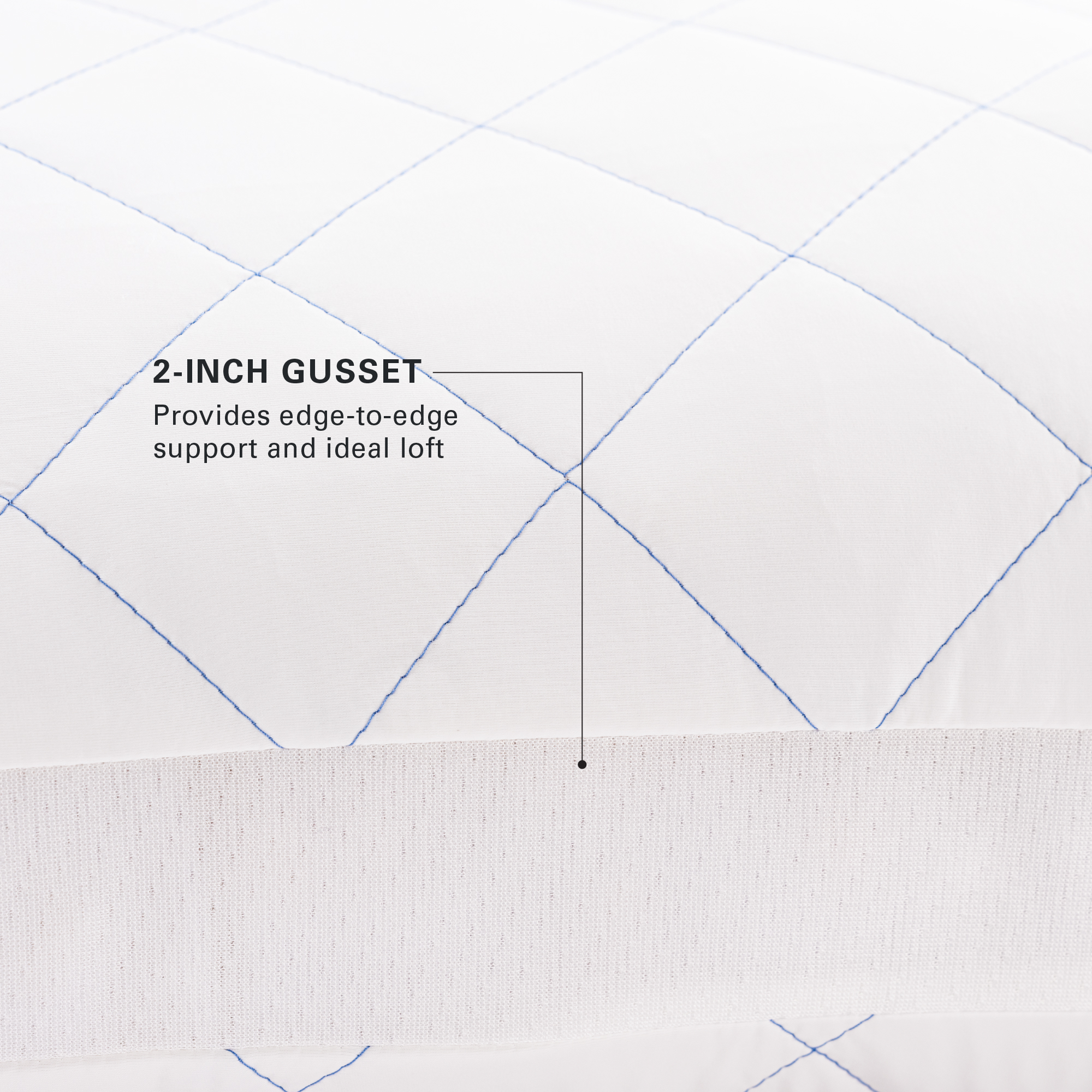 Allswell Cool Lux Bed Pillow, 2 Pack Standard/Queen photo 4