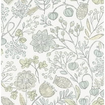 Nuwallpaper Blue and Green Southern Trail Peel & Stick Wallpaper