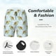 thumbnail image 3 of Fotbe Cartoon Sea Turtle Traje de Baño para Hombre – Shorts de Natación de Secado Rápido con Forro y Bolsillos-Small, 3 of 6