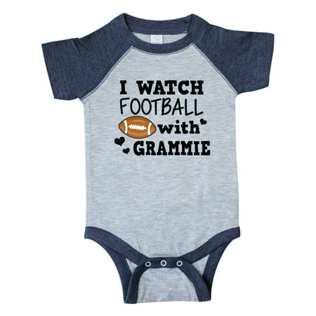 

Inktastic I Watch Football with My Grammie Gift Baby Boy Bodysuit