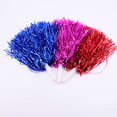 thumbnail image 4 of LINLIN 14pcs Cheerleader Pom Poms Metallic Cheerleading Pom Pom Hand Flowers Christmas Party School Sports Meet Dance Ball- Flower Props, 4 of 9