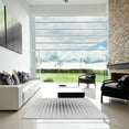 thumbnail image 7 of Ahgly Company Machine Washable Indoor Rectangle Transitional Grey Gray Area Rugs, 2' x 5', 7 of 7
