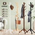 thumbnail image 7 of Coat Rack, Freestanding Coat Rack with 8 Hooks and 3 Adjustable Size Tree Coat Racks, 7 of 7
