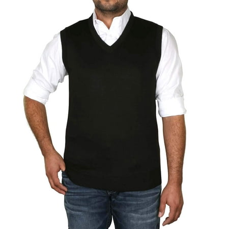 True Rock Men's Argyle V-Neck Sweater Vest