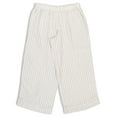thumbnail image 2 of Time and Tru Women's Linen Crop Pants, 2 of 3