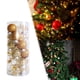 thumbnail image 1 of Adornos navideños BLESIY 24 piezas bolas colgantes de arbol de Navidad Oro, 1 of 8