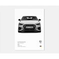 thumbnail image 1 of Pop-póster de fotografía de coche alemán Rs3, Estética de lujo R8 C8 Supercar GTR SUV, lienzo impreso, arte de pared, decoración de la habitación del conductor del hogar, 1 of 4