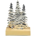 thumbnail image 6 of Northlight Galvanized Metal Deer with Trees Christmas Stocking Holder - 8.5" - Silver, 6 of 8