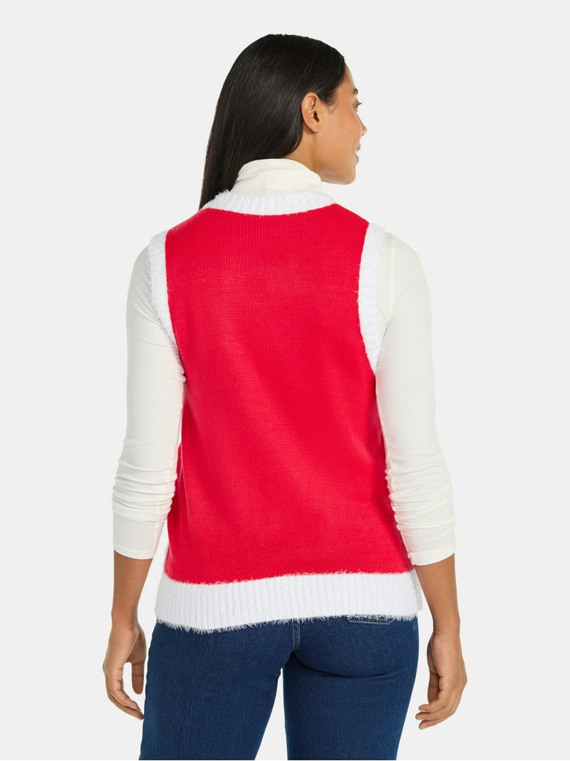 christmas sweater vest dress VETIOR Women's Sweater Vest Dresses Overall V Neck Sleeveless Cute Pinafore Dress with Pockets 2025, Plant Green, Large : Amazon.ca: Clothing, Shoes & Accessories
