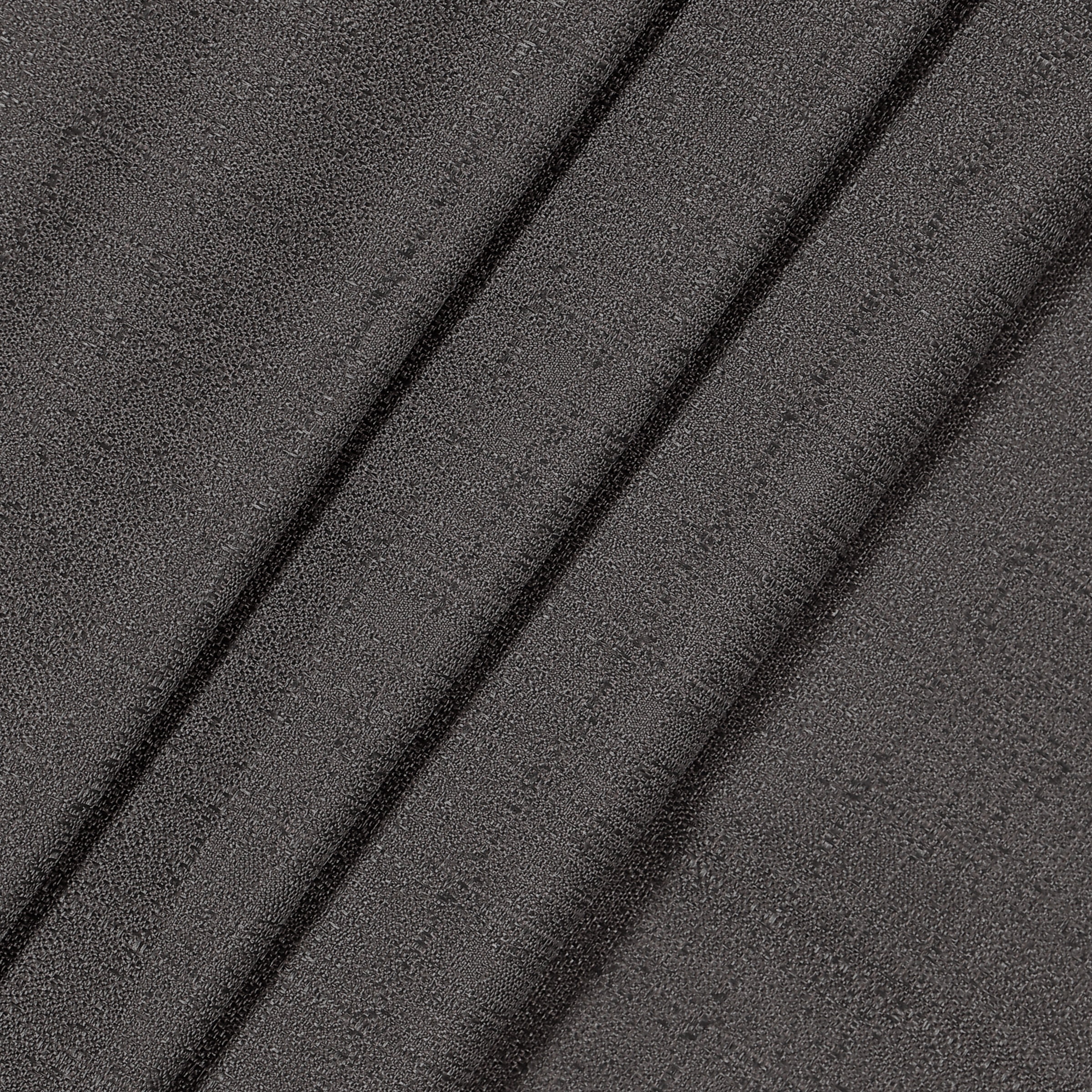 Eclipse Samara Solid Blackout Curtains, Single Curtain Panel, 84 Inch Long Blackout Curtains, 42" W x 84" L, Pewter