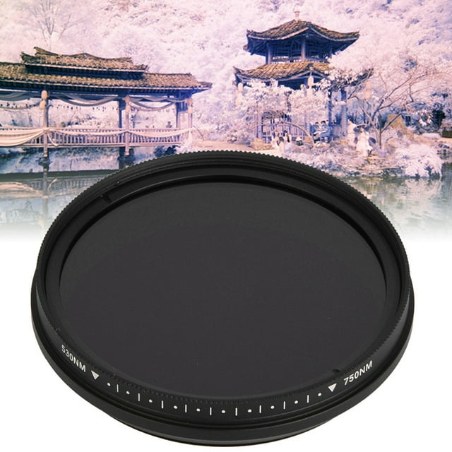 Filtro FOTGA de 58 mm óptico ajustable de infrarrojos