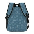 thumbnail image 3 of Haiem Chemical Formulas And Objects Printed School Backpack,Casual Travel Lightweight Backpack,Durable Comfortable Multifunctional Backpack,Laptop Backpack, 3 of 5