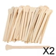 thumbnail image 1 of 2x 100 Uds. de de madera, accesorios de frijol , aplicador de sechable multifuncional caliente, suministro 2 piezas, 1 of 10
