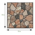 thumbnail image 3 of Pegatinas de pared 3D con imitación de ladrillo, papel tapiz decorativo, impermeables, autoadhesivas, para decoración del hogar, sala de estar, cocina, 5/10/20 unidades, 3 of 5