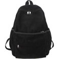thumbnail image 1 of LHSHID Preppy Corduroy Backpack Large Aesthetic Backpack Fit 15.6 inch Laptop College Backpack Cute Book Bag Casual Daypack (White,One Size), 1 of 7