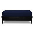 thumbnail image 2 of Premium Cotton/Polyester Futon Cover by Prestige Furnishings - Solid Collection - Solid Navy - Twin Ottoman Size (39" x 21"), 2 of 6