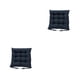 thumbnail image 2 of Cojín de asiento de lino Yuarrent Transpirable Cuadrado Reemplazo de algodón PP Sillón de oficina Silla de computadora Sofá Azul oscuro 2Conjunto, 2 of 6