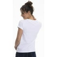 thumbnail image 2 of Wear Sierra Women's V-Neck T-Shirt, Turkish Pima Cotton, Soft & Breathable, White, X-Large, 2 of 4