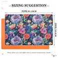 thumbnail image 6 of Yayeee Doormat for Inside 20"x32" Absorbent Low-Profile Washable Non-Slip Rubber Backed Entryway Rug, Puprle Ethereal Floral Harmony, 6 of 8