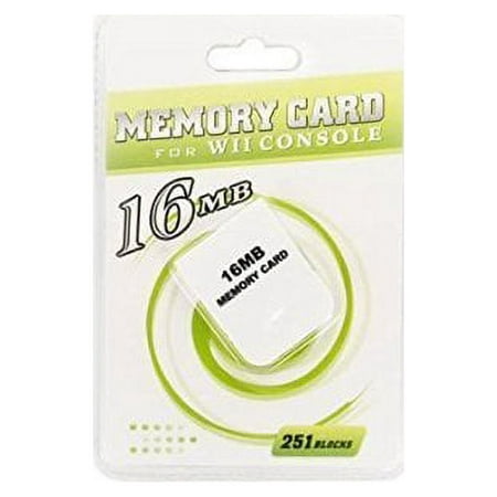 Image of NEW 16MB Memory Card for Wii (Console GameCube)
