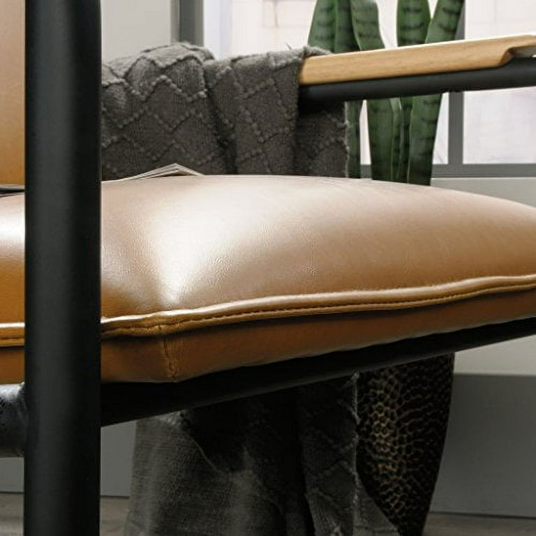Sauder Boulevard Cafe Lounge Chair Camel Walmart