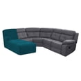 thumbnail image 4 of Funda para mueble ULTICOR, tamaño grande, para diván izquierdo, color verde azulado, 4 of 6
