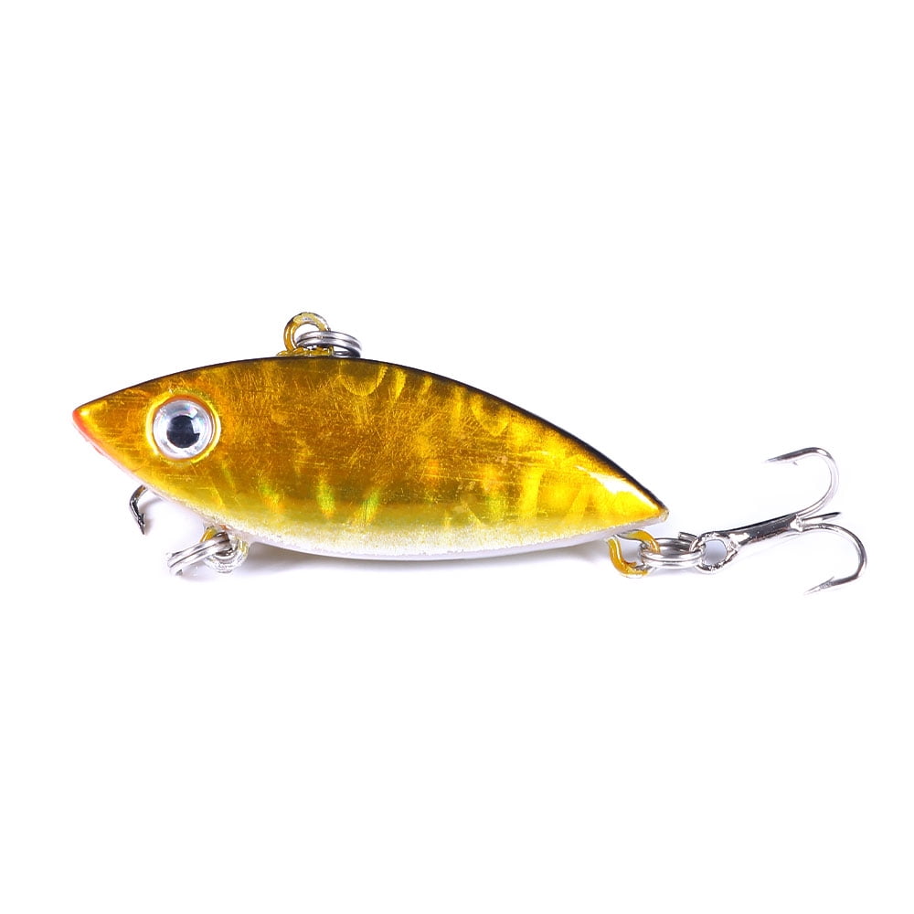 HENGJIA Lipless Crankbaits for Bass Fishing Lures, Small VIB Hard Baits Fishing Jigs for Freshwater and Saltwater Bass, Trout, Perch, Walleye