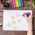 thumbnail image 4 of DEEPCRAFF 50Set Wooden For Craft Projects Diy Material Square Wood Chips For Painting, 4 of 6