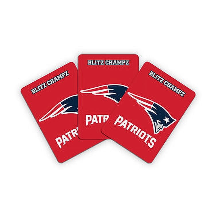 Blitz Champz New England Patriots Card Game, Family Game for Adults & Kids, Easy-To-Learn Party Game