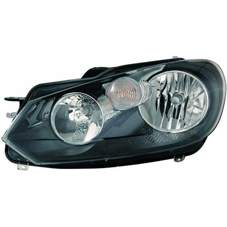 For Volkswagen Golf /Jetta 2010-2014 Driver Side Headlight | Composite | Hella Brand | CAPA | 5K0941005C | VW2502144