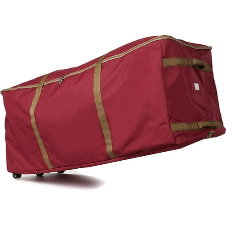 

Christmas Tree Rolling Cinch Bag – Superior Protection Padded Handles - Holiday Storage