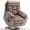 Antique Brown 3#, variant on PAPROOS Oversized Electric Massage Lift Chair, Large Power Lift Recliner with Heat Therapy, Fabric Reclining Sofa with Remote, Hidden Cup Holder and Side Pocket for Elderly Seniors, Antique Brown