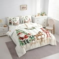 thumbnail image 3 of Castle Fairy Xmas Nutcracker 7-Piece Bedding Comforter Set for Teenagers,Lodge Cabin King Bedding Sets,Christmas Tree Ultra Soft Bed Sheets,Breathable Home Decor, 3 of 8