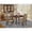 Mahogany, variant on East West Furniture NFFO5-MAH-47 5-Piece Dining Room Table Set Includes 1 Butterfly Leaf Dining Table and 4 Light Sable Linen Fabric Parson Chairs with Button Tufted Back - Mahogany Finish