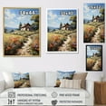 thumbnail image 4 of Designart "Farmhouse Impressionist landscapes II" Landscape & Nature Floater Framed Canvas Wall Art, 4 of 7