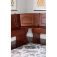 thumbnail image 2 of Linon Varden Farmhouse Corner Dining Breakfast Nook with Storage. Walnut, 2 of 12