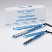BaBylissPRO® Nano Titanium™ 1 Ultra-Sleek Flat Iron & 3/4 Ultra-Sleek Straightener Prepack