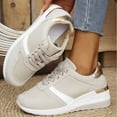 thumbnail image 7 of Sneakers for Women Fashionable Casual Platform With Lace Up Design For Comfortable Daily Wear, 7 of 7