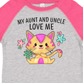 thumbnail image 4 of Inktastic My Aunt and Uncle Love Me with Cute Kitten and Flowers Boys or Girls Toddler T-Shirt, 4 of 5