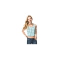 thumbnail image 1 of Camiseta sin mangas corta a rayas Aeropostale Mujer Blanco Grande, 1 of 3