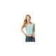 thumbnail image 1 of Camiseta sin mangas corta a rayas Aeropostale Mujer Blanco Grande, 1 of 3