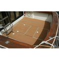 thumbnail image 3 of OUKANING 35.4"X94.5" EVA Faux Teak Decking Sheet for Boat, Non-Skid  W/O Stripes Foam Teak Sheet Marine Flooring Yacht Synthetic Boat Decking Self-Adhesive Pad, 3 of 7